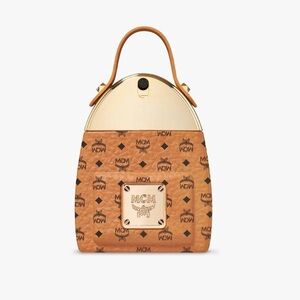 MCM Gold and Brown Perfume Packaging